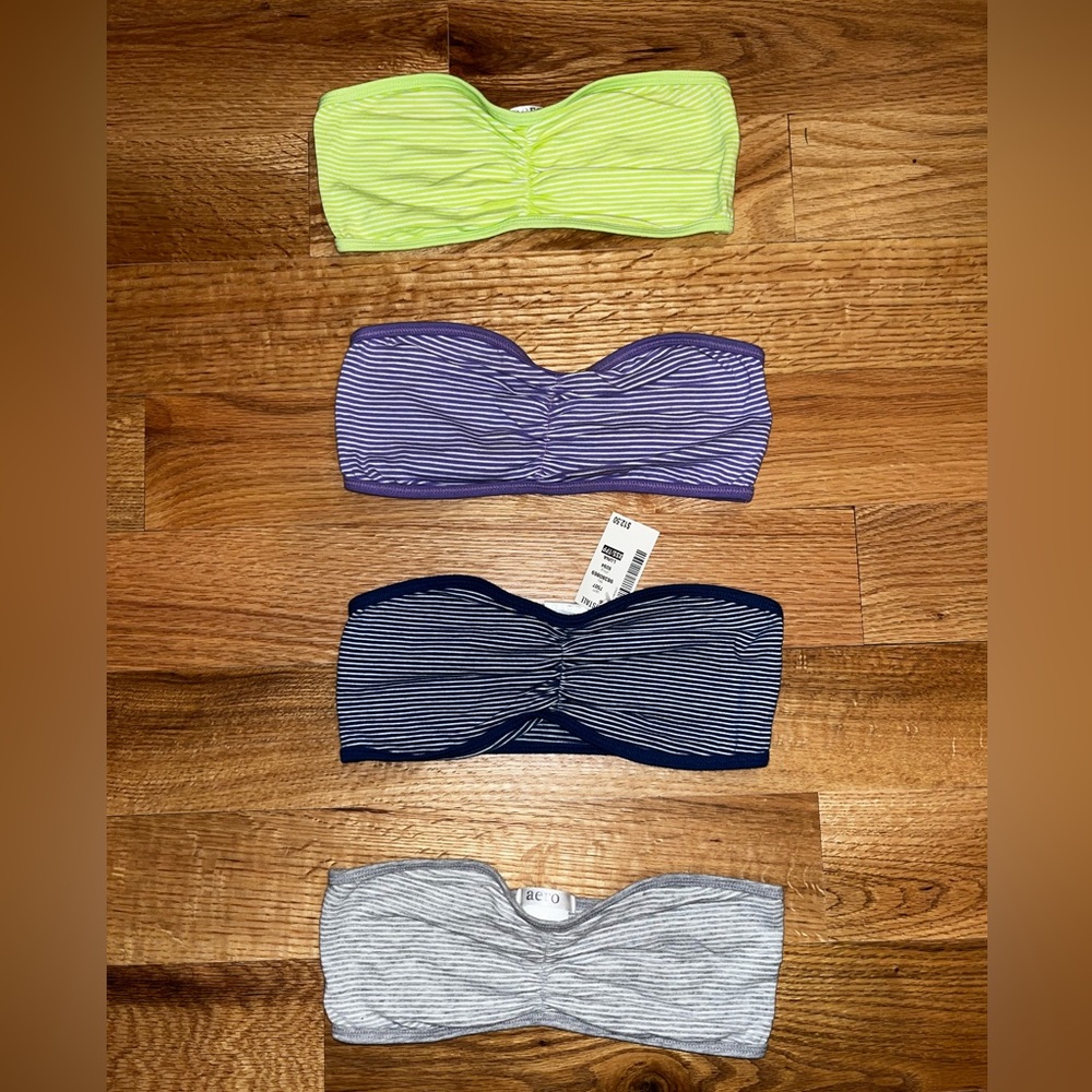 NWT Aeropostale Bandeau Bundle of 4, size xs/s